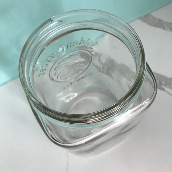 VINTAGE Glass Jar Kitchen Storage with Lid - Picture 4 of 4